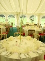 Lunch event in marquee